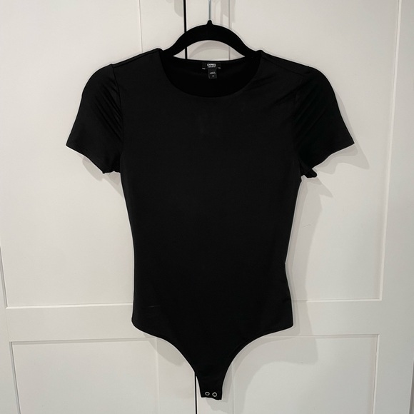 Express Contour Black Bodysuit NWOT - Picture 4 of 9